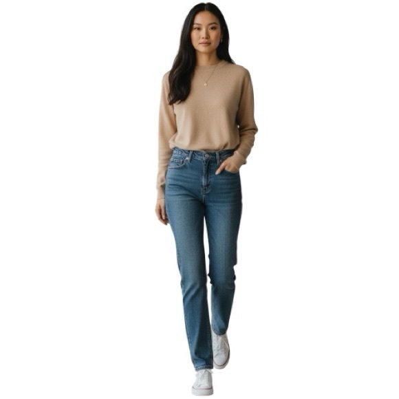 Sunday Best Other - Aritzia Sunday Best Original Mom Jeans High Rise Taper Vintage Wash Casual 8